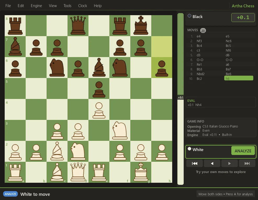 Emerald board with Wooden pieces