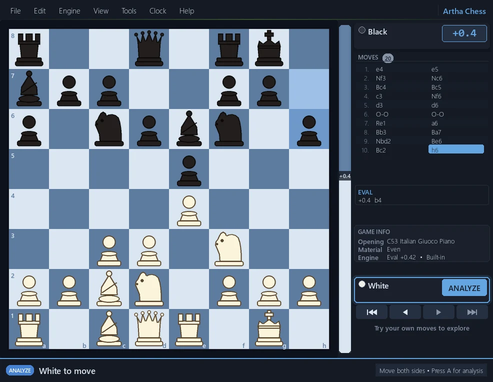 Ocean board with Staunton pieces